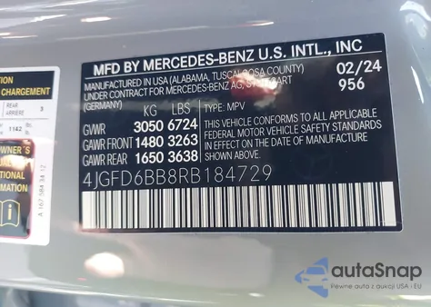 2024 Mercedes-Benz Amg Gle 53 Coupe 4Matic+ from USA, damaged, VIN 4JGFD6BB8RB184729